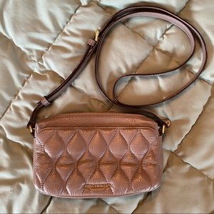 Vera Bradley Quilted Sydney Leather Crossbody